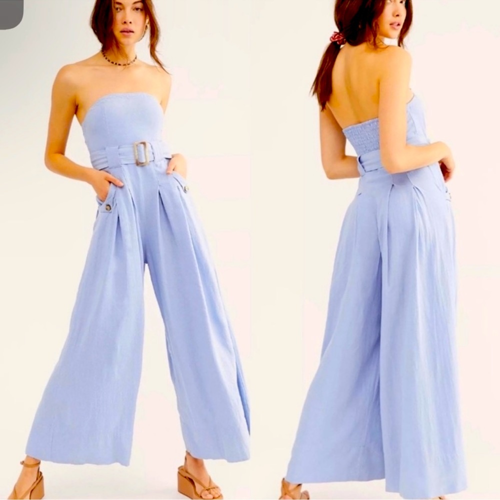 Free People Lucia Lavender Jumpsuit